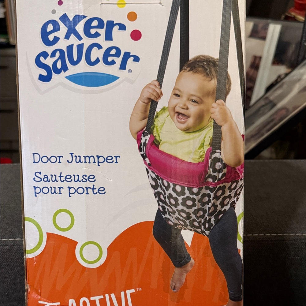 Pink and Black Kids Door Jumper